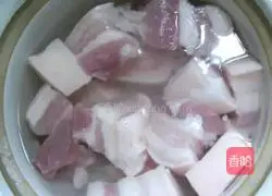 Illustration of braised pork and winter melon recipe 1