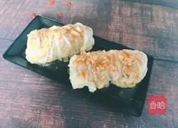 Illustration of steamed garlic and cabbage meat rolls 7