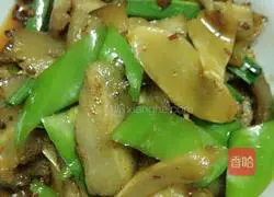 Illustration of how to make twice-cooked pork with ginger 6