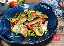 Illustration of how to make dry pot cured fish 13