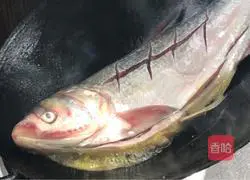 子Illustration of how to cook whole fish with ginger 7