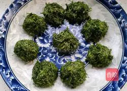 Illustration of how to make fennel meatballs 6