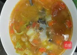 Illustration of how to make appetizing borscht 6