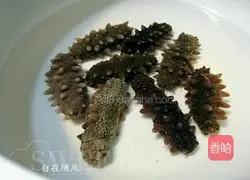 Illustration of how to cook sea cucumber with green onion 2