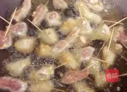 (Afternoon tea) Illustration of how to make fragrant toothpick meat 12