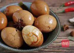 Illustration of how to make brown sugar tea eggs 12