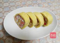 Strawberry Cream Cake Roll Recipe Illustration 25