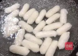 Illustration of how to make scallion oil crab cheese rice cake 9