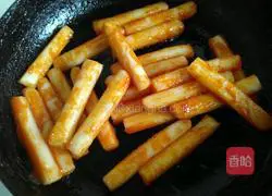 Tomato sauce for fried rice cakes Illustration of how to do it 7