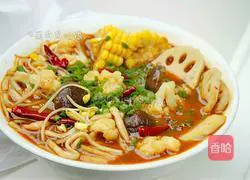 Illustration of how to make spicy hotpot at home 11