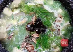 Clam and Wakame Vermicelli Stew Recipe Illustration 11