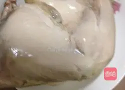 Illustration of how to make cold pepper and chicken shreds 5