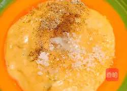 Illustration of how to make simple potato salad balls 8