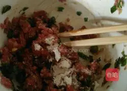 Illustration of how to make fried eggplant box sandwich 2