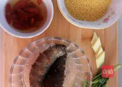 Millet and sea cucumber porridge Illustration of how to do it 1