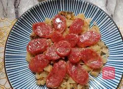 # steamed vegetables# Illustration of how to make steamed sausages with plum vegetables 8