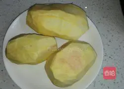 Illustration of how to make sweet potato polenta 1