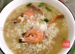 Illustration of how to make seafood porridge 18