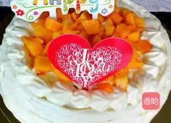 Mango Cream Cake Recipe Illustration 9
