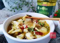 Golden Soup Pickled Fish Illustration of how to do it 13