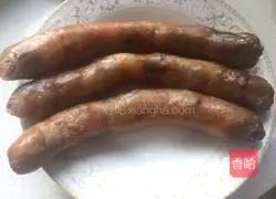 Illustration of making sausage 3