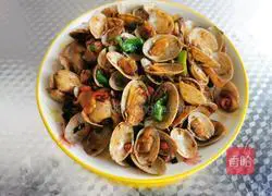Spicy fried flowers Illustration of how to make clams 11