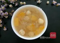 Illustration of how to make Pumpkin Tremella and Lotus Seed Soup 6
