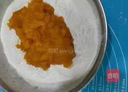 Illustration of how to make purple sweet potato and pumpkin dumplings 4