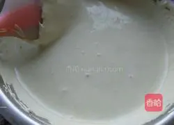 Illustration of how to make matcha mousse 12