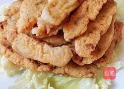 Illustration of how to make fried crispy pork 13