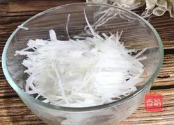 Illustration of how to make steamed radish balls 2