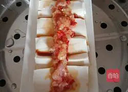 # steamed vegetables#鱼香Illustration of how to make steamed tofu 5