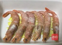 Illustration of grilled prawns 3