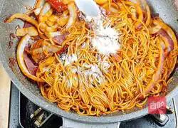 Abalone Illustration of how to make fried noodles 8