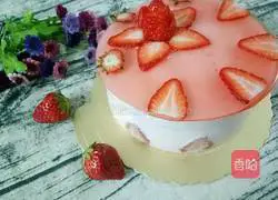 6-inch strawberry mousse cake recipe 1