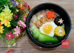 cured meat Illustration of how to make double claypot rice 11