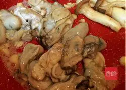Illustration of how to make fried oysters and king oyster mushrooms in butter 7