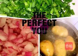 Illustration of how to make beef mashed potatoes 1