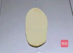 Illustration of how to make mini soft matcha stuffed French bread 3