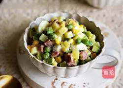 Low-fat salad Illustration of how to do it 8