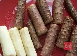 Illustration of how to make sweet and sour pork ribs with yam and chestnut 3