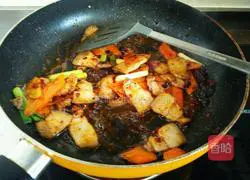 Illustration of the recipe for twice-cooked pork with soy sauce 10