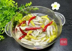 Illustration of how to make pickled pepper and chicken feet 8