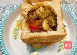 Illustration of how to make bread curry chicken 18