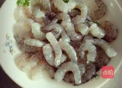 Illustration of how to make parsley and shrimp 2