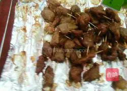 Illustration of how to make toothpick mutton 8