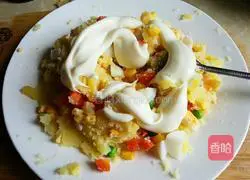 Illustration of how to make Japanese potato salad 9