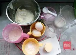 Illustration of how to make cream puffs 1
