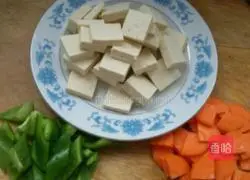 Illustration of making sweet and sour home-cooked tofu 2