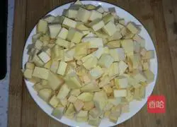 Illustration of how to make sweet potato polenta 3